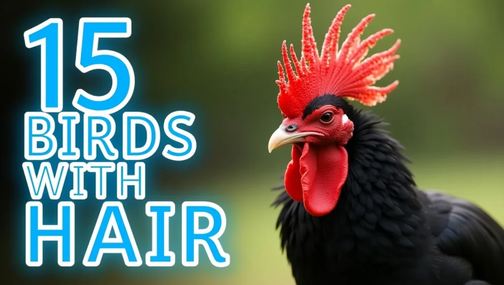 15 birds with hair