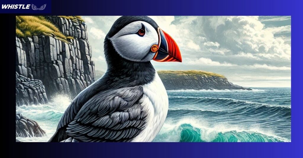 7. Atlantic Puffin - Black and White Bird