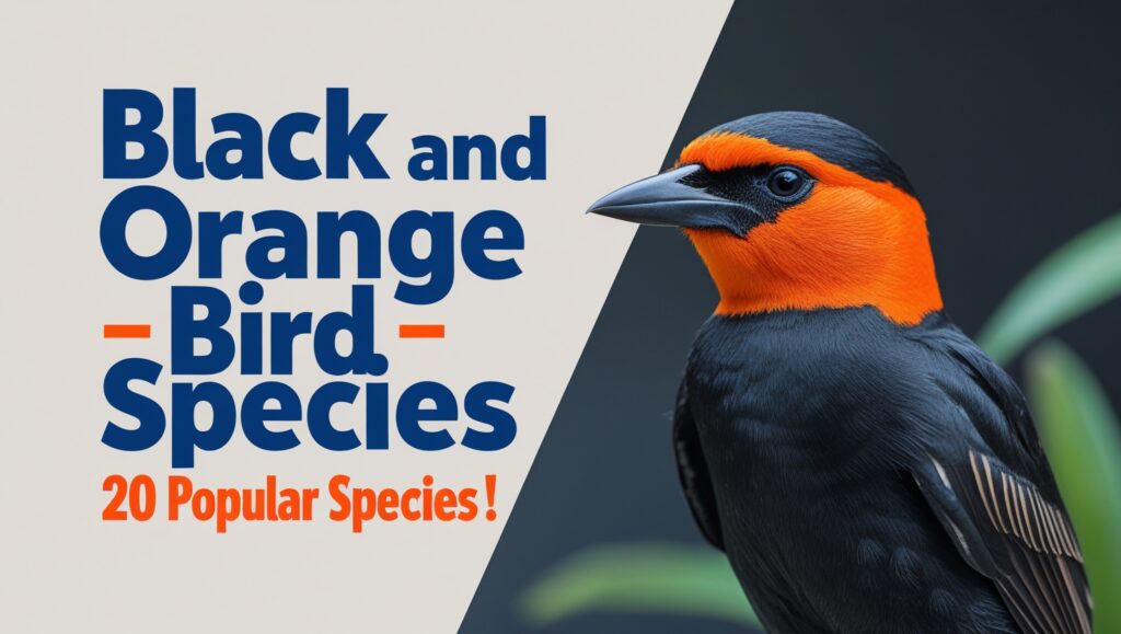 Black and Orange Bird Species - 20 Popular Species!